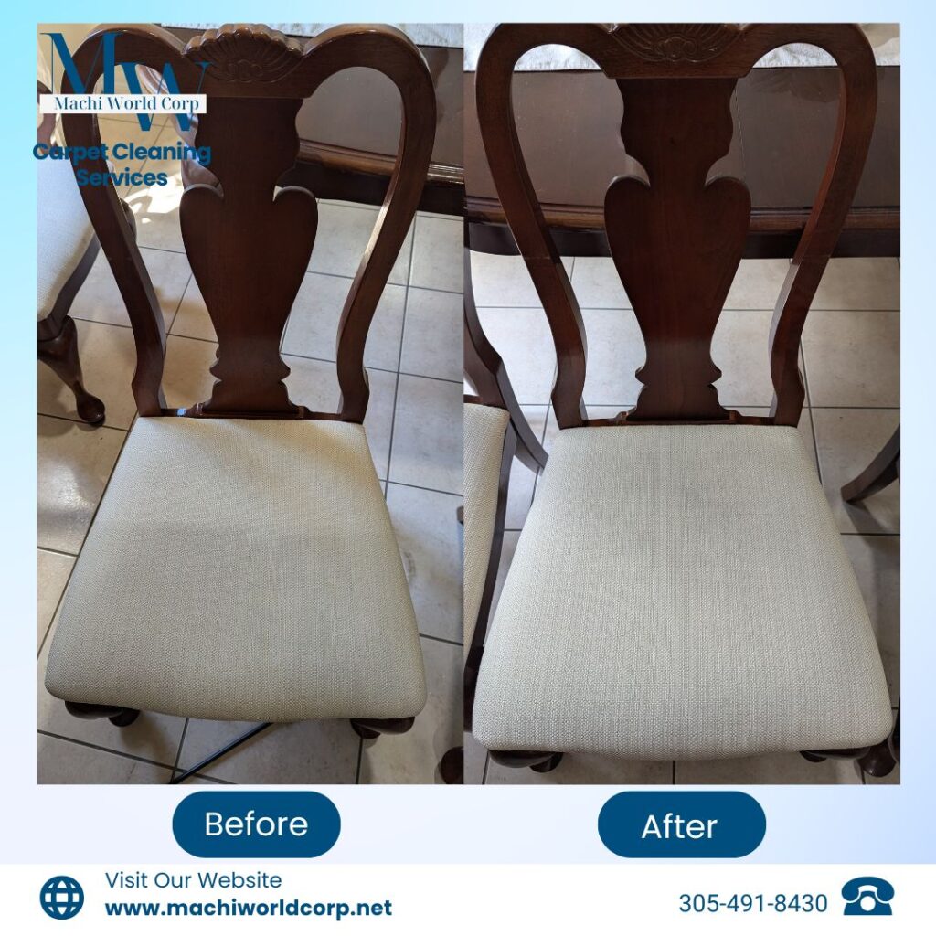 Upholstery cleaning services in Miami Dade and Broward County